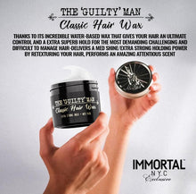 Load image into Gallery viewer, Immortal NYC The Guilty Man Classic Hair Wax

