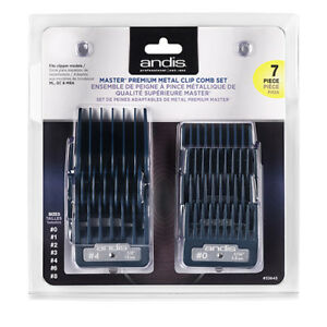 Andis Master Premium Metal Clip Comb Set